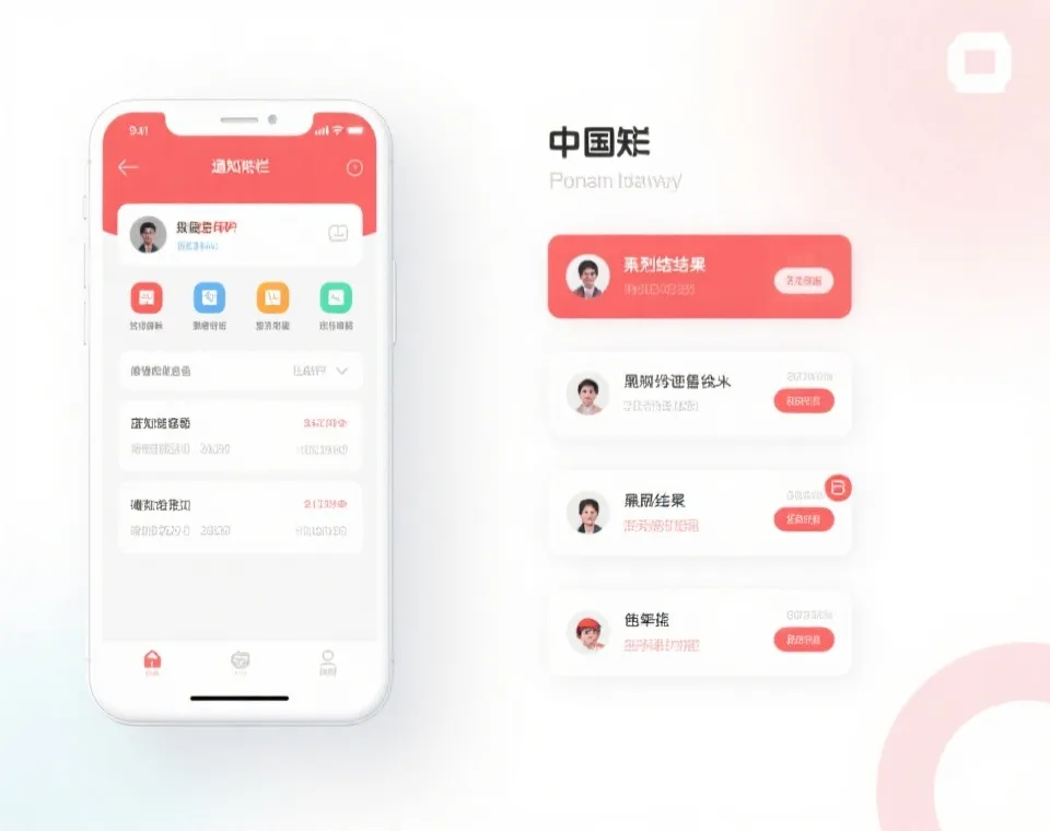 开奖提醒与结果查询示意图