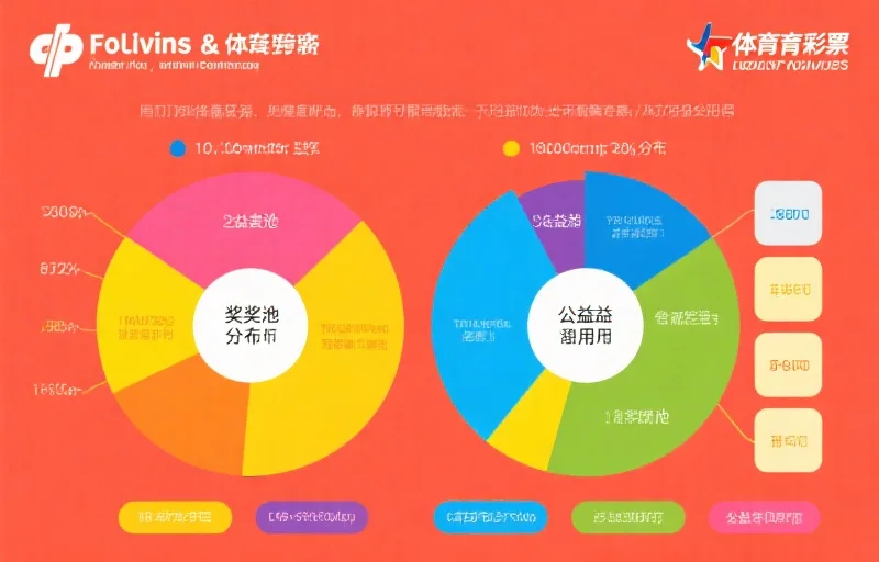 一张图表展示福利彩票与体育彩票的奖池分布和公益用途，用鲜明色彩区分两者